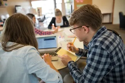 Students working independently in Launchpad Studio